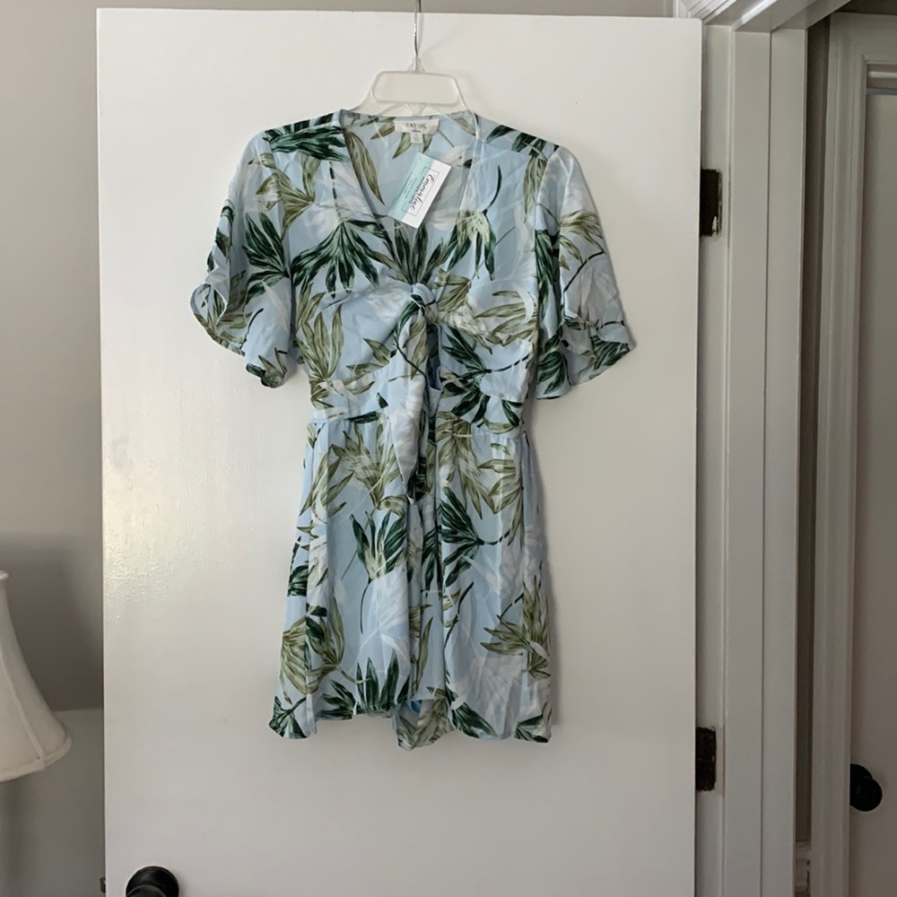 “Peach Love” romper, size large